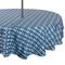 DII® 60" Round Blue Ikat Outdoor Tablecloth with Zipper
